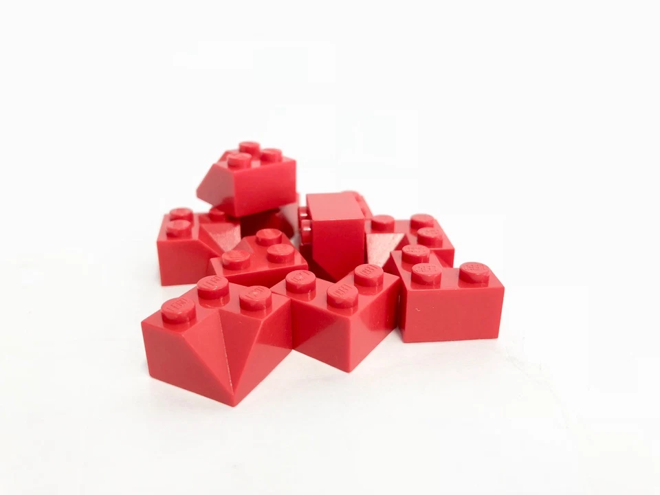 LEGO® 10 x 3046a Dachstein Innenecke 45° 2 x 2 rot Slope Red double concave - Bild 1 von 1