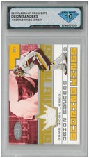 2001 Fleer Hot Prospects DEION SANDERS Scoring Kings Jersey 💎 DSG 10 Gem Mint