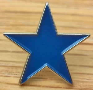AZUL MARINO ESTRELLA Pin Insignia Botón Recompensa Escolar Esmalte Metal - Imagen 1 de 2