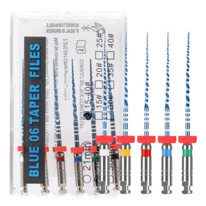 Limas Dentales Niti Endo V Azul Uso Motor Endodoncia Limas Rotativas 21mm /25mm - Picture 1 of 26