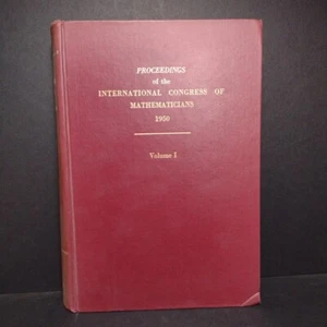 Proceedings of the International Congress of Mathematicians 1950 Vol. 1 -HC 1952 - Picture 1 of 14