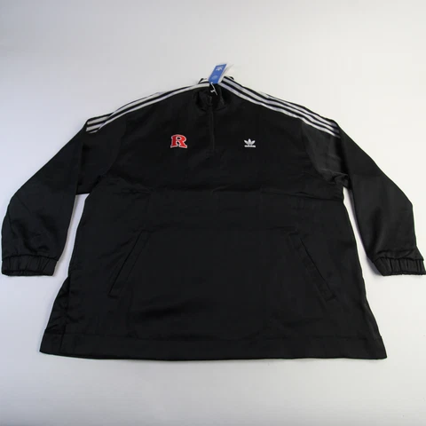 Rutgers Scarlet Knights adidas Primegreen Jacket Women's Black/White Used Cover