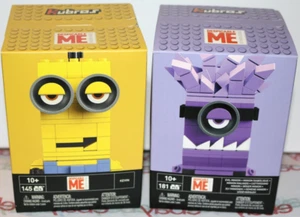 2016 MATTEL MEGA BLOKS MEGA BRANDS INC. DESPICABLE ME KUBROS EVIL MINION & KEVIN - Picture 1 of 4
