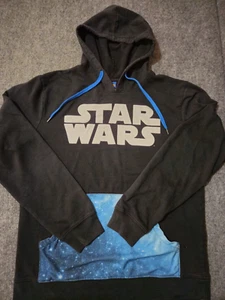 Disney Star Wars Galaxy Far Far Away Stars Hoodie Size L Youth - Picture 1 of 6