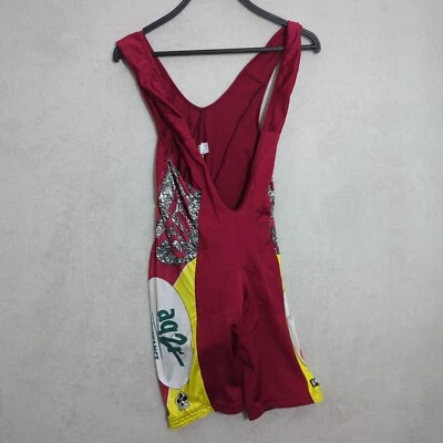 Culotte con tirantes de ciclismo Colgano vintage talla S para hombre Nalini rojo jersey acolchado carrera Foto 1 de 4