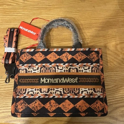 Montana West Bandolera Oculta Cartera de Transporte Bolso Nuevo con Etiquetas NUEVO Cuero Leopardo Boho Foto 1 de 4