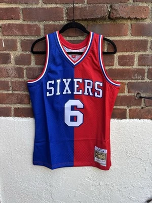 Philadelphia 76ers Julius Erving Mitchell & Ness NBA Swingman Jersey Mens Medium - Image 1 of 4