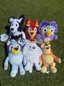 Bluey & Bingo weiche Plüschtiere Elch Ludo Studio 6 Zoll Konvolut Bluey and Friends - Bild 1 von 11