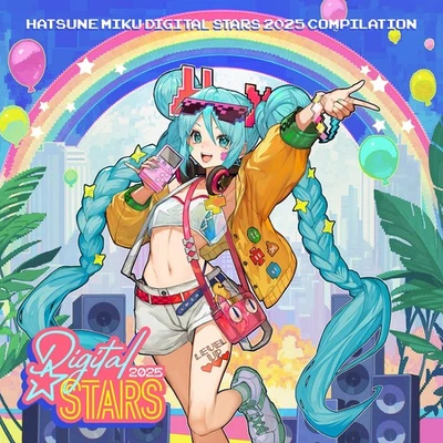 (JAPAN) CD HATSUNE MIKU Digital Stars 2025 Compilation (Limited + acrylic board) - Image 1 of 3