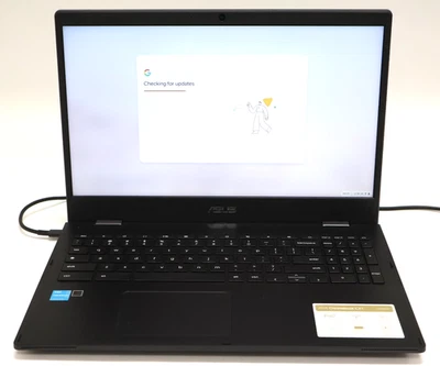 ASUS Chromebook CX1 CX1500CK 15.6" FHD Intel Celeron Laptop Black No Charger - Image 1 of 4
