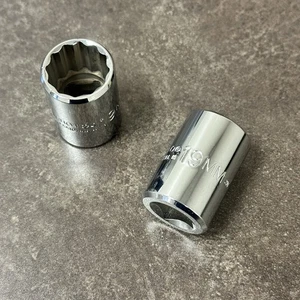 Proto 5419M, 19mm Standard Socket, 1/2" Drive, 12 Point, Chrome, Qty: 1! - Picture 1 of 6