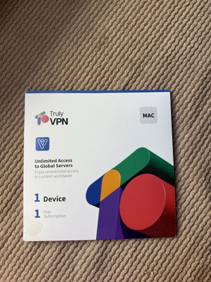 Truly VPN Software for Mac - 1 Device, 1 Year Subscription - Image 1 of 1