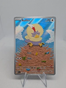 Carta Pokemon TCG Rufflet 154/086 Illustrazione IR Rara Bolt Nera - NM - Foto 1 di 3