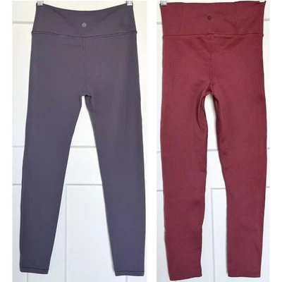 全新无标签“2”双Athleta女孩打底裤尺寸XL/16 — 第 1/4 张图片