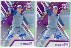 Elite Extra Edition Trevor Rogers Purple Aspirations 2017 novato automático #13! #/100 - Imagen 1 de 1
