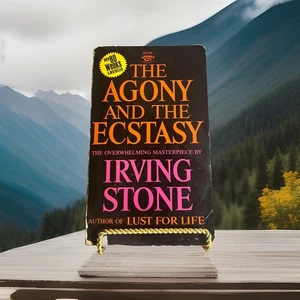 The Agony And The Ecstasy by Irving Stone 1961 Vintage Signet paperback - Imagen 1 de 5