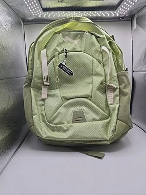 Mochila Puma Challenger 2 bolsillos verdes correas de compresión reflectantes escuela Foto 1 de 4