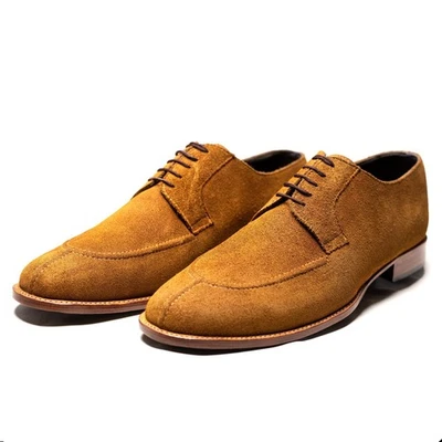 Nuevo Elegante Hecho a Mano Formal Gamuza Real Cuero Vestido Oficina Fiesta Zapatos para Hombres Foto 1 de 4