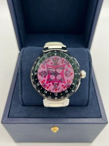LOUIS VUITTON Tambour Horizon Light Up QAD00Z Quartz Men's Watch - Picture 1 of 10