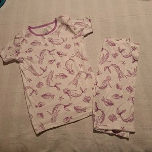 Carter's girls size 14 shorty summer pajama set mermaid design NWOT - Picture 1 of 5