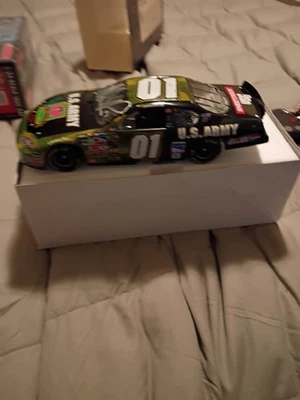 Joe Nemechek 2004 AUTOGRAPHED GI Joe U.S. Army Nascar 1/24 Diecast #01 Action  - Image 1 of 4