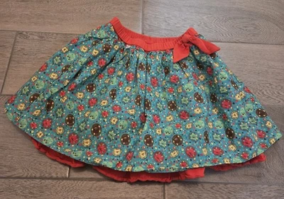 American Girl Wellie Wishers | Girls Skirt Sz  7 | Happy Hedgehogs | Full Circle - Image 1 of 3