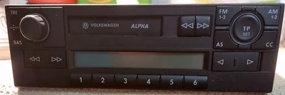 Original VW Autoradio "ALPHA 5" Blaupunkt Kassettenradio mit RDS/ 7 642 218 360 - Bild 1 von 4