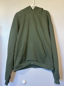 Comfrt Herren Minimalist Signature Hoodie Oversized Grün Gr. 2XL Weich Bequem - Bild 1 von 11