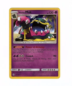 Alolan Muk 58/149 SM Base Set Holo Raro - Tarjeta Pokémon - Imagen 1 de 2