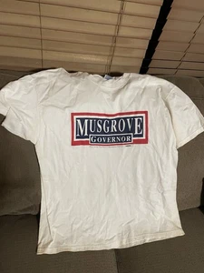 Ronnie Musgrove Governor T Shirt paid for Musgrove Mississippi Governor Campaign - Picture 1 of 5