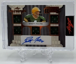 Brett Favre 2024 Leaf Ultimate Sports Signature Relics Game-Used Jersey Auto /25 - Picture 1 of 3
