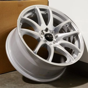 17x8 Silver Machined Wheels Vors TR4 4x108 35 (Set of 4) 73.1 - Picture 1 of 7