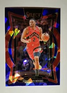 2024-25 Panini Select - Concourse Jonathan Mogbo #87 Blue Cracked Ice Prizm RC - Picture 1 of 2
