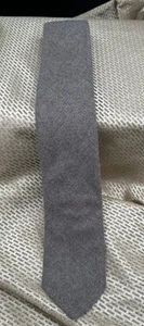 Vintage John Henry Fashion Bar Brown Wool Tie EUC - Picture 1 of 3