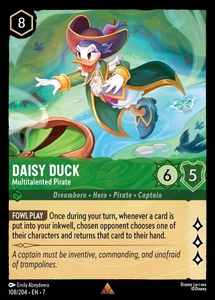 Daisy Duck, Multitalented Pirate - FOIL - Archazia’s Island - Lorcana TCG - Picture 1 of 6