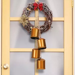 Campanas Campana de Hierro 4 Campanas Relajante Tranquilo Campanas de Viento Decoración de Navidad - Imagen 1 de 16