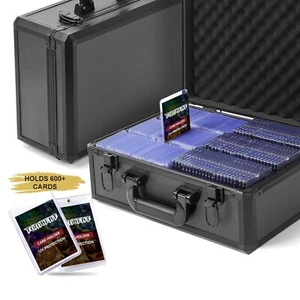 Advanced Airtight Storage Case for Trading Cards & Collectibles - 600+ Capacity - Picture 1 of 8