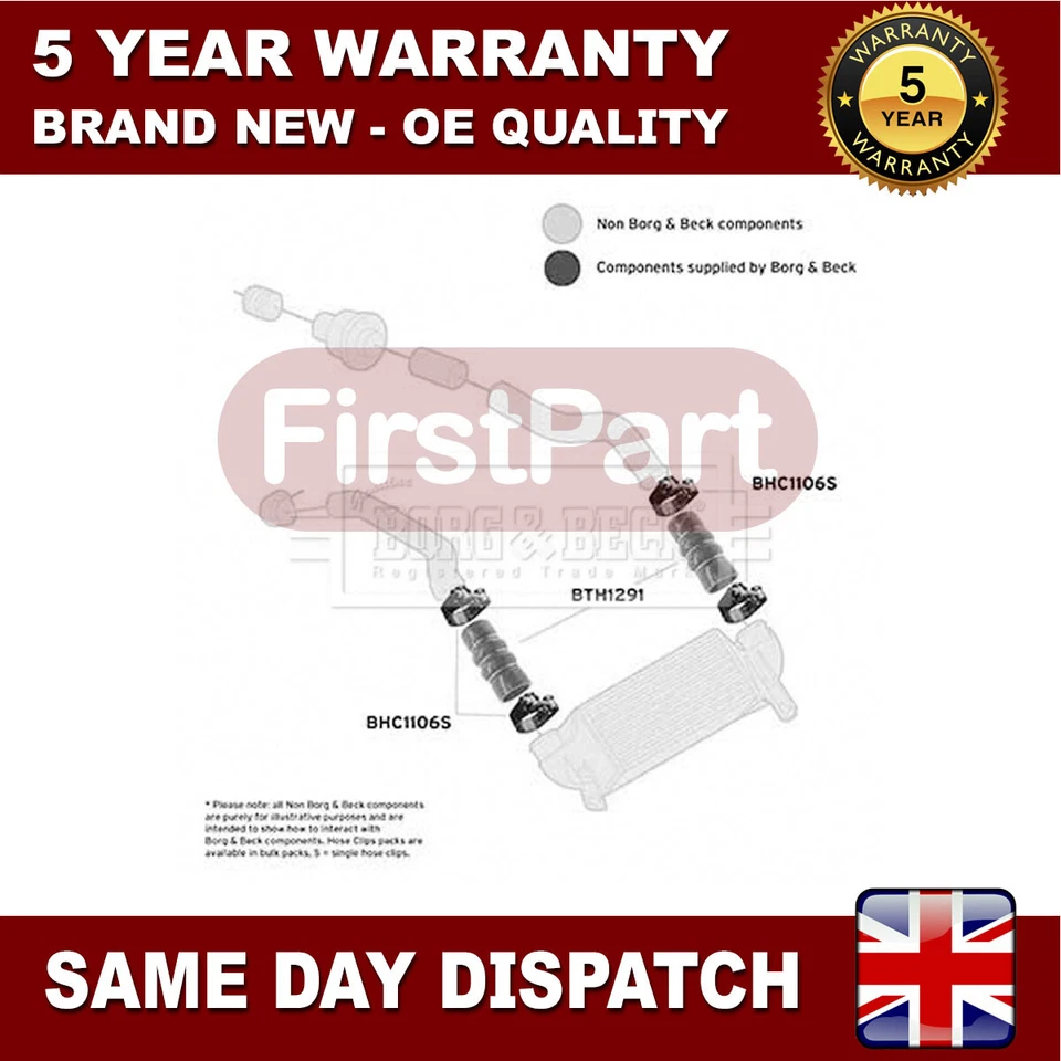 Se adapta a Ford Focus 1998 - Transit Connect 2002-2013 primera parte manguera turbo Foto 1 de 4