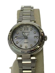 Casio Women's Wrist Watch SHEEN Analog Blu Used - Picture 1 of 6