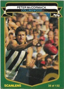 1985 Scanlens (36) Peter McCORMACK Collingwood - Picture 1 of 1