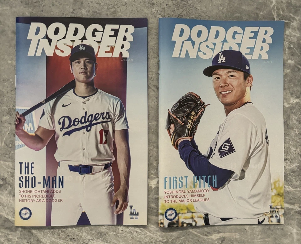 2024 Dodger Insider Japanese Legends - Ohtani & Yamamoto Shipd In Cardboard Env