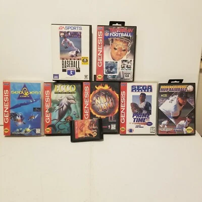 Paquete de 8 juegos Sega Sea Quest Ecco NBA Jam Lion King y más Foto 1 de 4