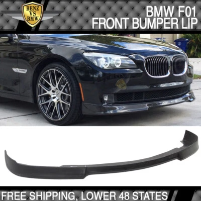 Fits 09-12 BMW F01 7-Serie 40i 750i 760i VRS Style Front Bumper Lip Spoiler PU Foto 1 de 4
