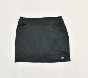 NEW Adidas Women's Straight Mini Skort Polyester Black Size M Golf - Picture 1 of 8