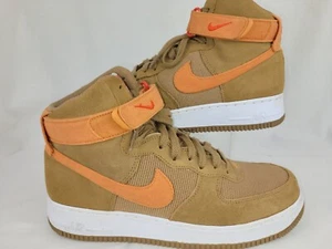 NIKE MENS AIR FORCE 1 HIGH '07 LX DRIFTWOOD HOT CURRY DH7566-200 Size 9.5  - Picture 1 of 13