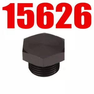 Aeromotive 15626 ORB-06 - black Port Plug 15626 Free USA Shipping look - Picture 1 of 1