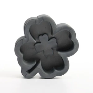 Handgefertigte 3D Silikon-Form "Kleeblatt" aus hochwertigem Silikon zum Basteln - Picture 1 of 7