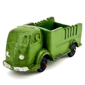 Vtg Auburn Rubber Toy Truck Green Orig Paint 1937 International COE Man Cave WOW - Picture 1 of 18