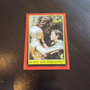 Star Wars 1983 Topps Return of the Jedi Card #95 Quiet, See-Threepio! - Picture 1 of 2