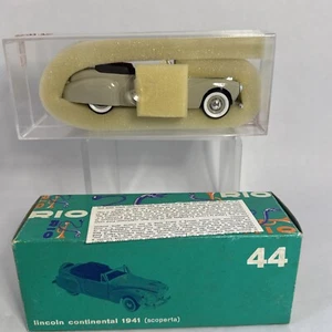 Rio Grey Lincoln Continental Toy Model Car, 1941, 1:43, No. 44 NIB - Picture 1 of 6